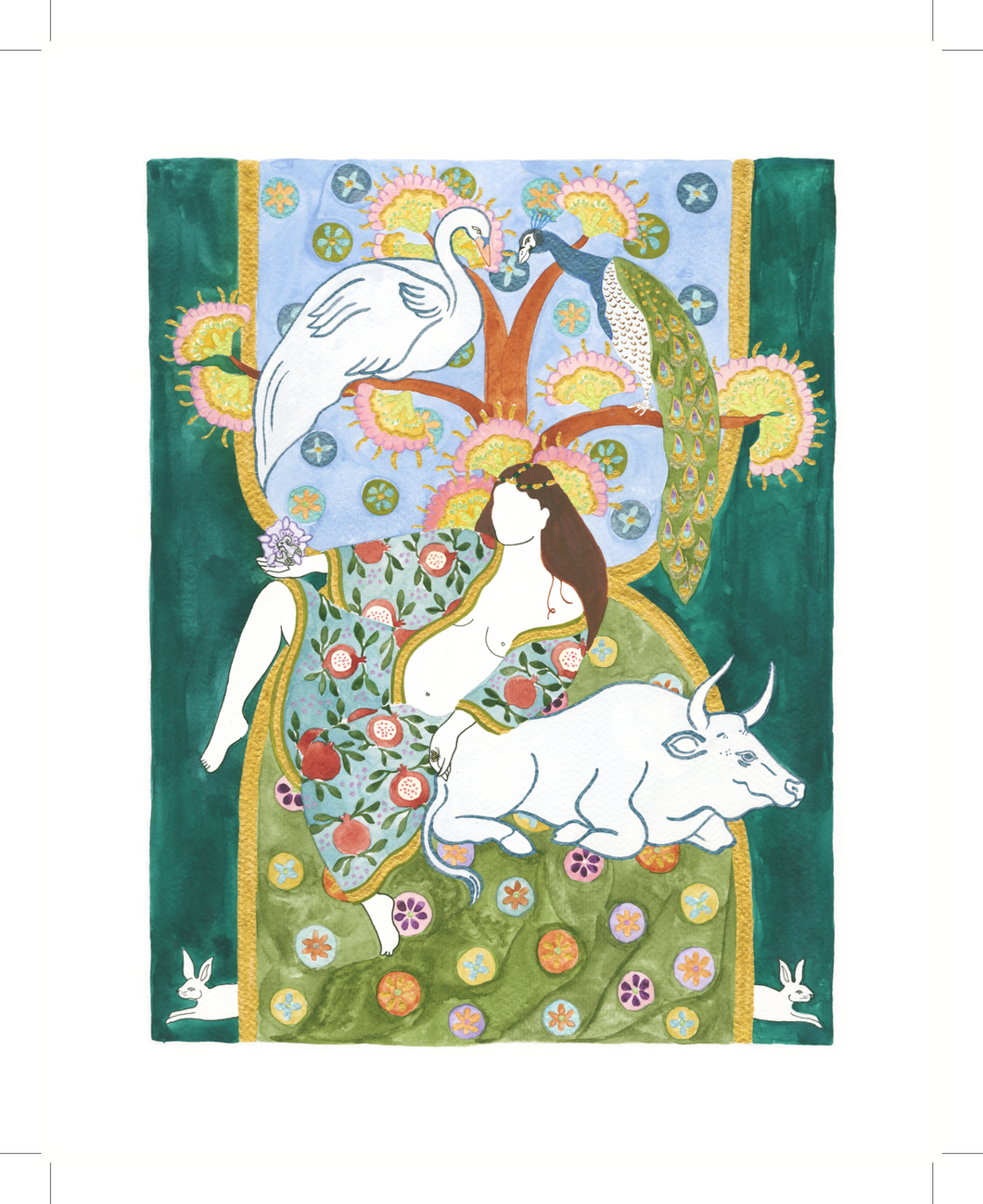 MOONWORLD Tarot: The Queen of Pentacles