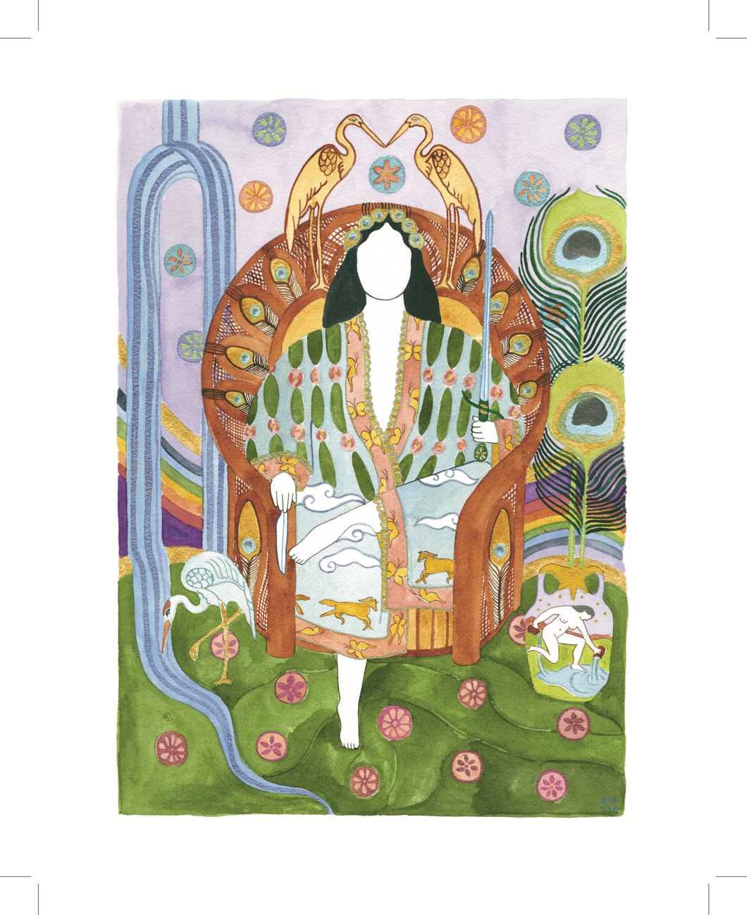 MOONWORLD Tarot: The Queen of Swords