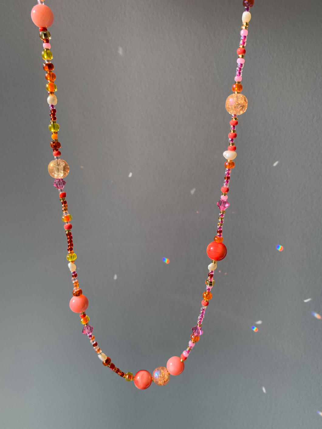 Peace Beads ~ Soft Coral~